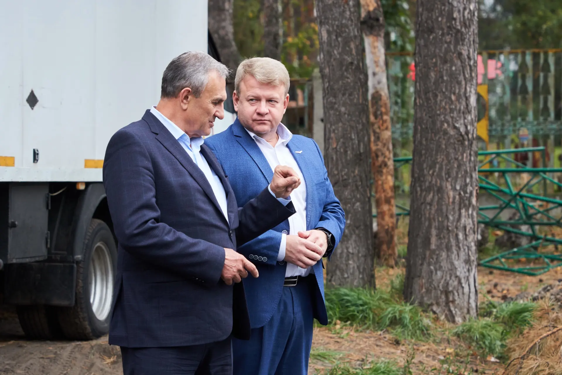 Временно исполняющий полномочия главы Сызрани Андрей Советкин вместе с заместителем по ...