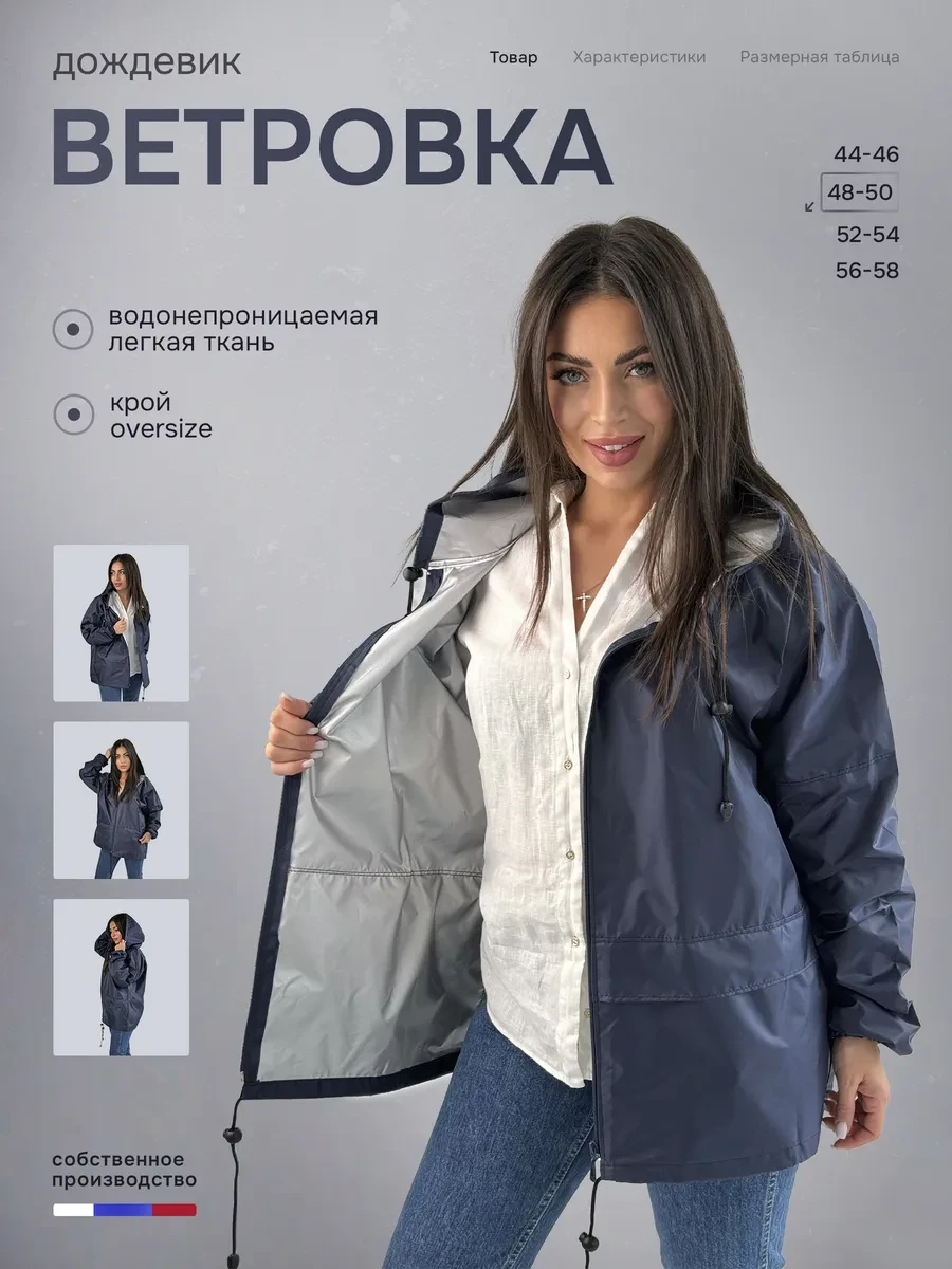 ⚡️ Дождевик ветровка, GAITEX