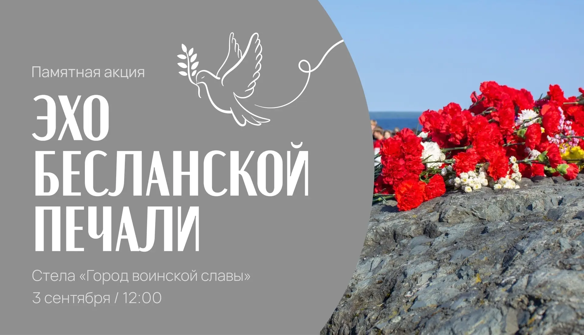 Сегодня в Петрозаводске пройдет акция «Эхо бесланской печали»