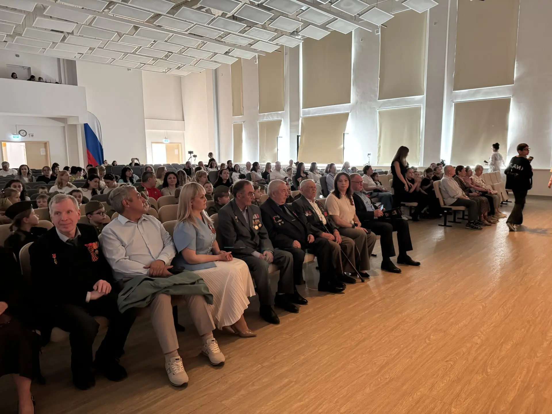 🇷🇺В нашей школе прошёл традиционный концерт, посвящённый Дню Победы!  🎉 Это событие стало настоящим 