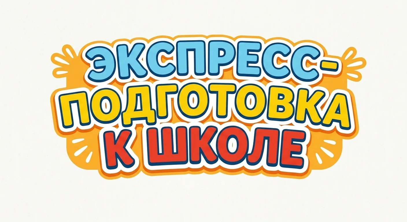 📢 Стартует экспресс-подготовка к школе!