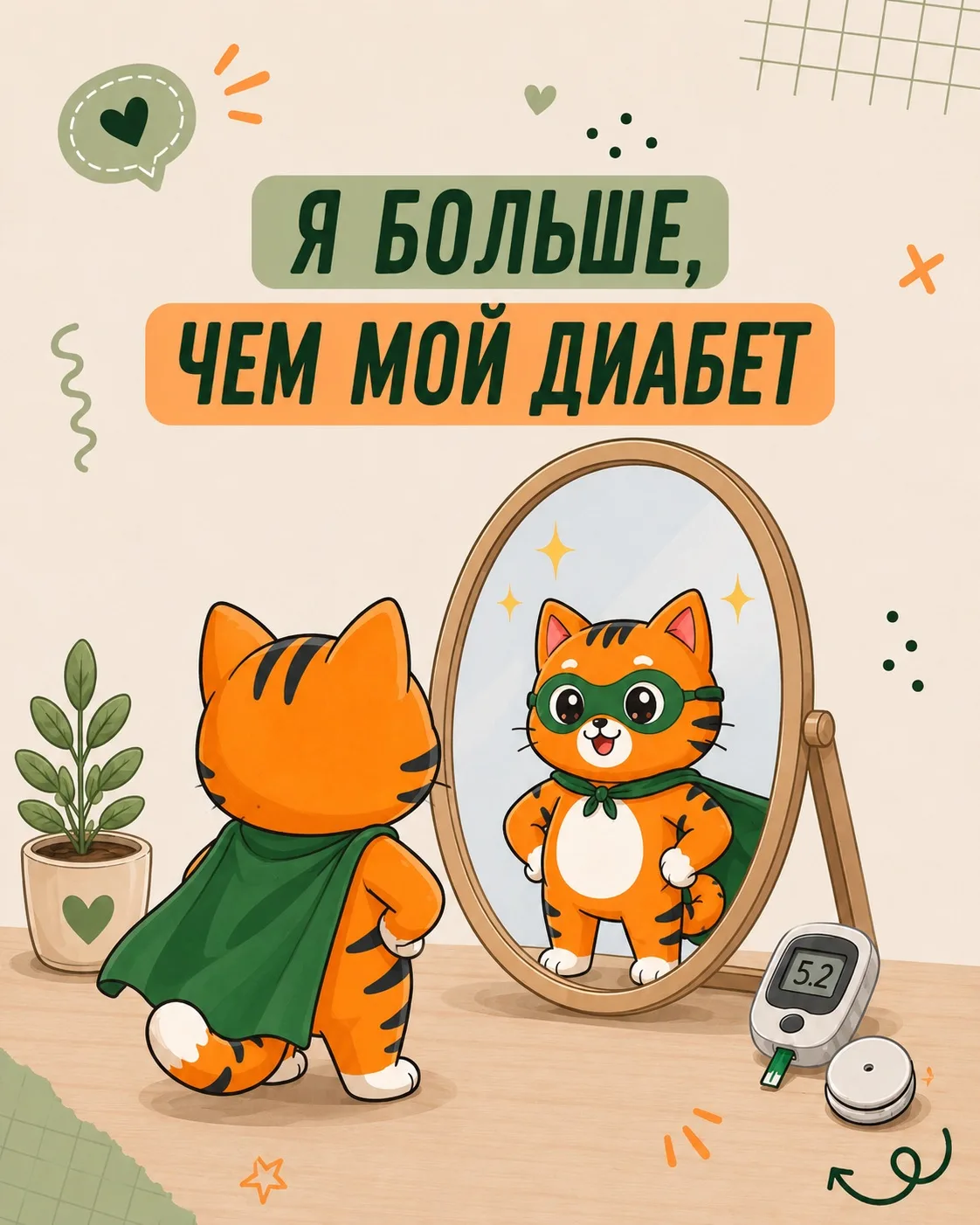 Диабет учит быть сильными. Но важно помнить: сила - это не только борьба, но и умение поддержать себ