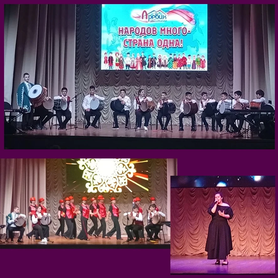 Вчера на сцене «Родины» прошел концерт ансамбля народной музыки «Аревик».