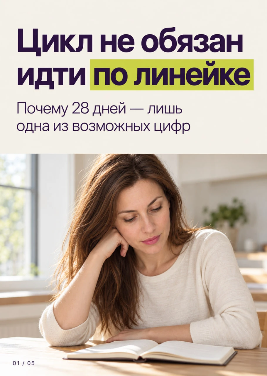 Забудьте про идеальный цикл 28 дней