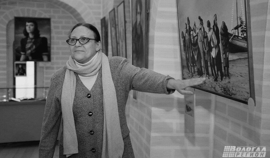 Ушла из жизни Ольга Козлова, более 30 лет проработавшая в Вологодском музее-заповеднике...🕊️  Ольга 