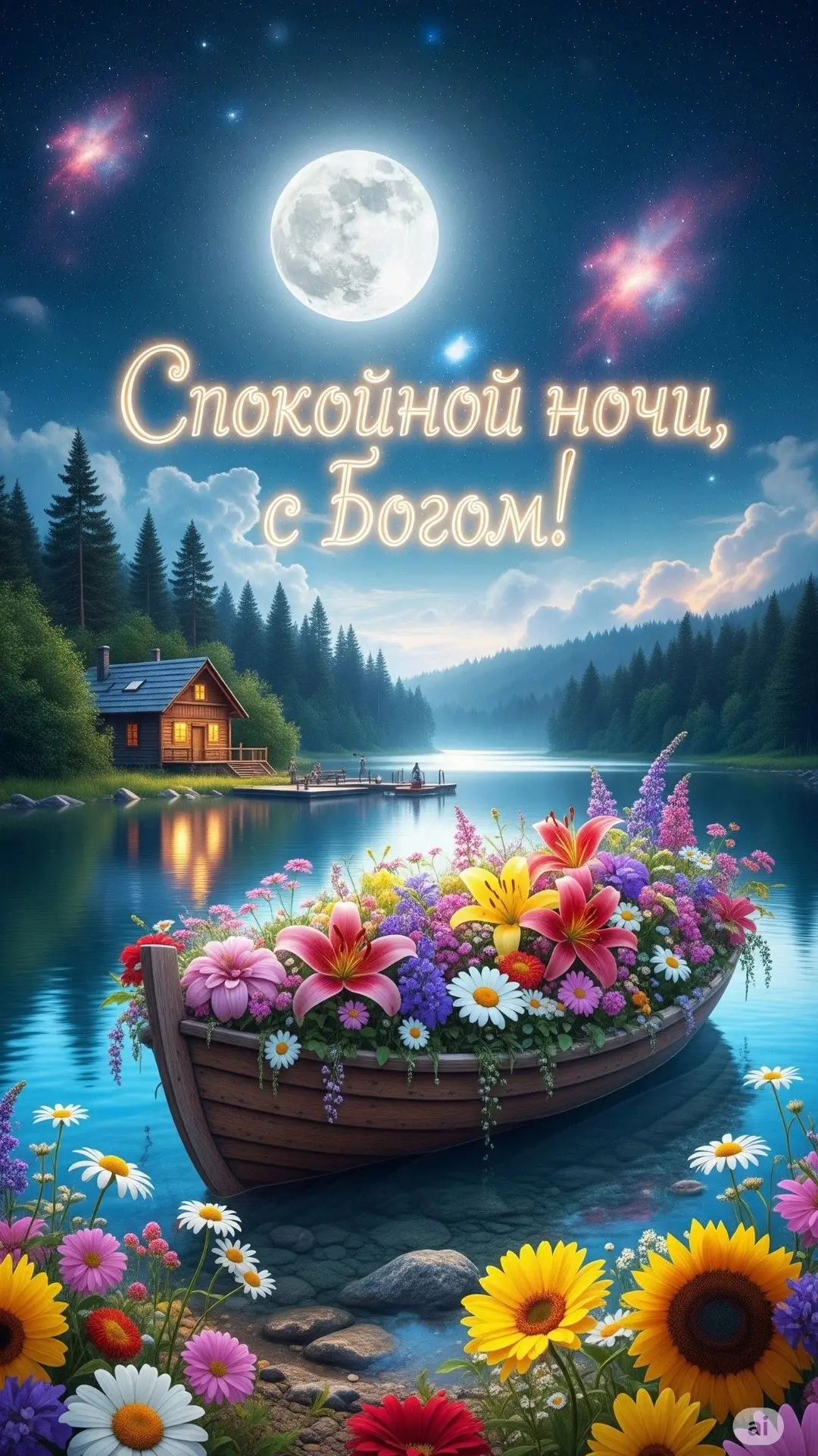 Спокойной ночи я тебе желаю