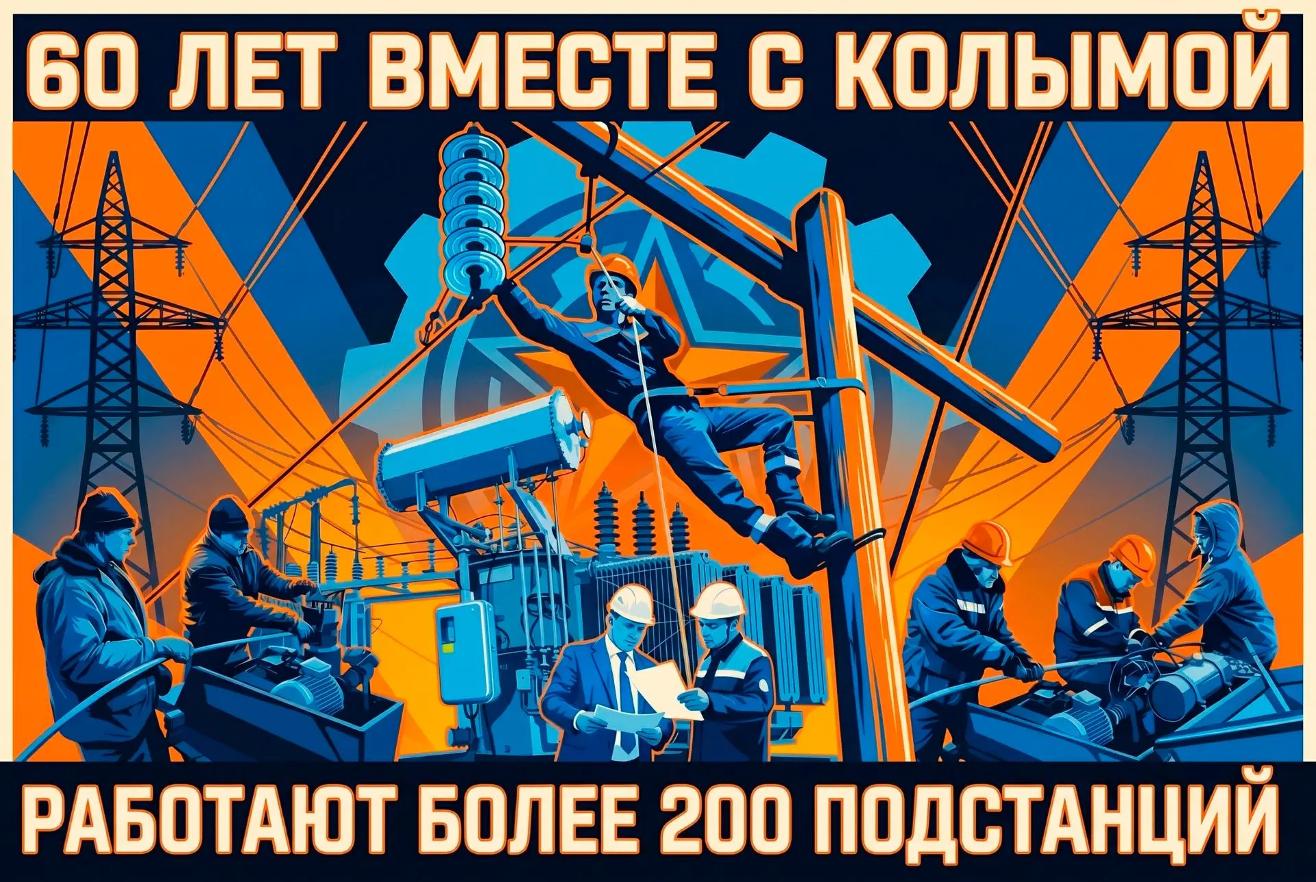 ☝Представьте: более 200 подстанций, расположенных по всей Магаданской области и в Оймяк...