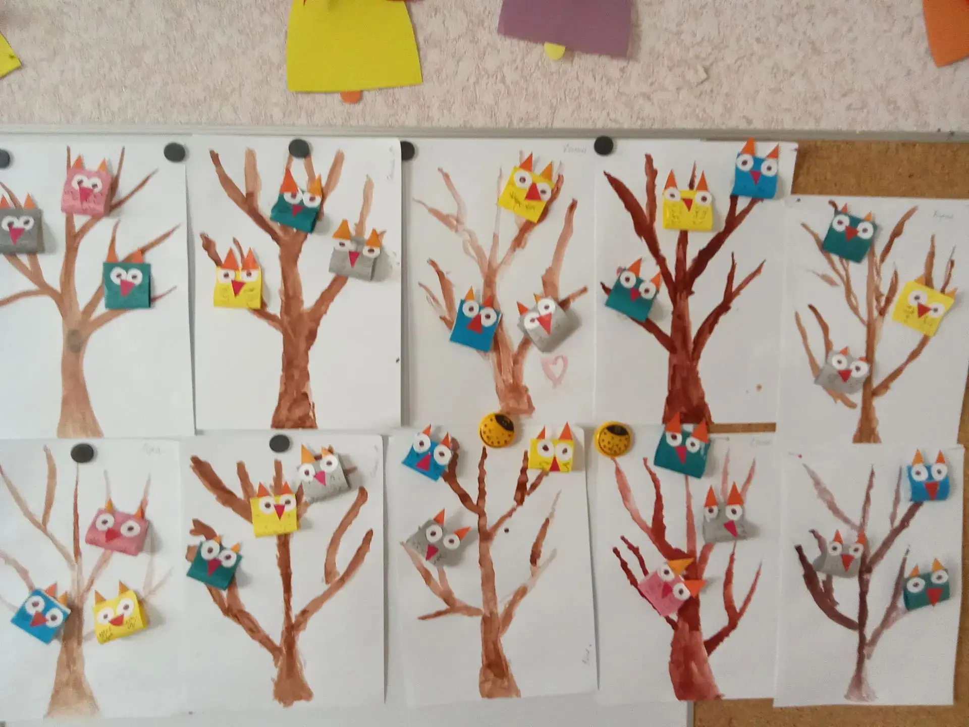 Совушки на веточках 🦉🌳