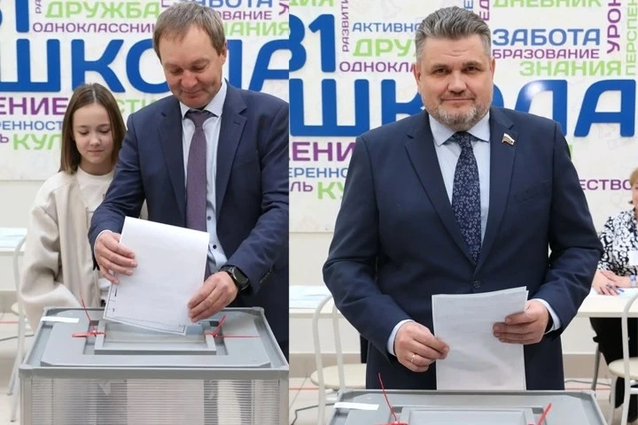 Жуков и Кабанов проголосовали в Хакасии 🗳️