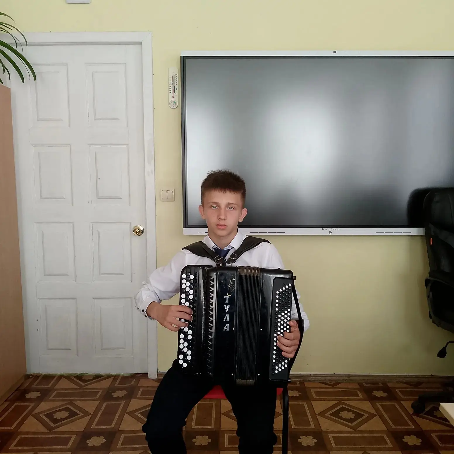 21 мая состоялся выпускной экзамен класса "Баян" преподаватель Коткова Л.А. и переводно...