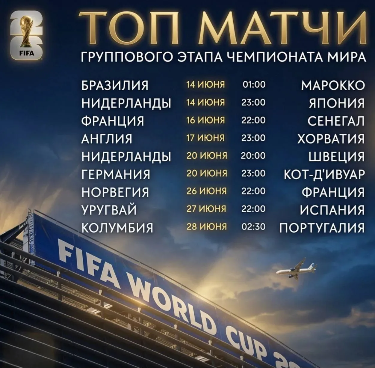 🏆 Мир в ожидании чемпионата мира.