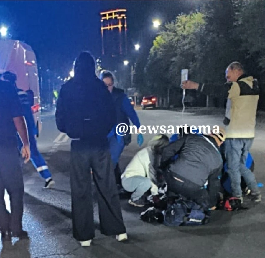 ⚡️ДТП на Автобазе в Артёме с участием мопеда