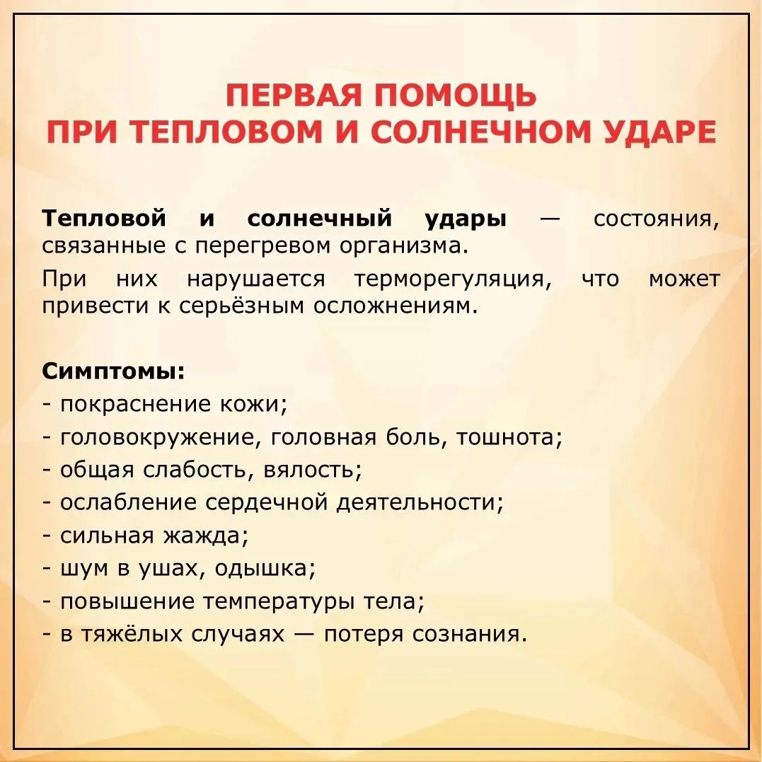 Высокая температура воздуха - серьёзный стресс для организма. 
В летнюю жару риск теплового и солнеч