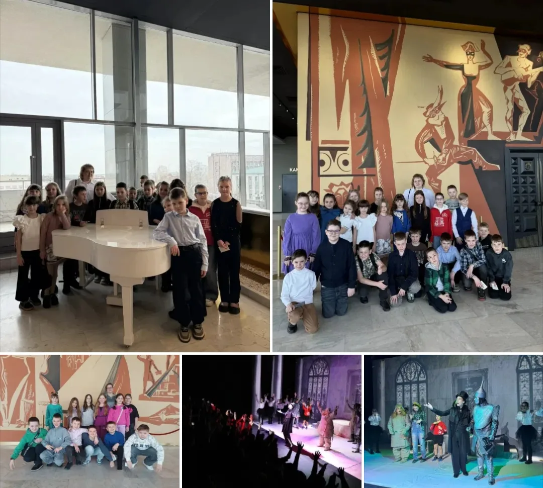 Ученики 3Б и 3В классов начали свои весенние каникулы с посещения Липецкого областного театра им. Л.