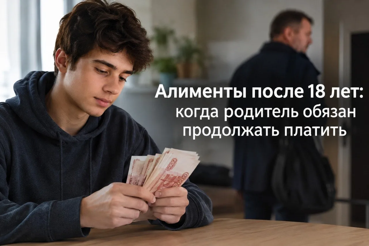 ❗ Алименты после 18 лет: когда родитель обязан продолжать платить