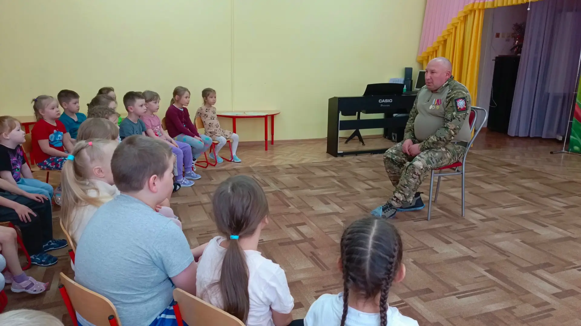 В нашем детском саду прошла встреча воспитанников старших и подготовительной к школе гр...
