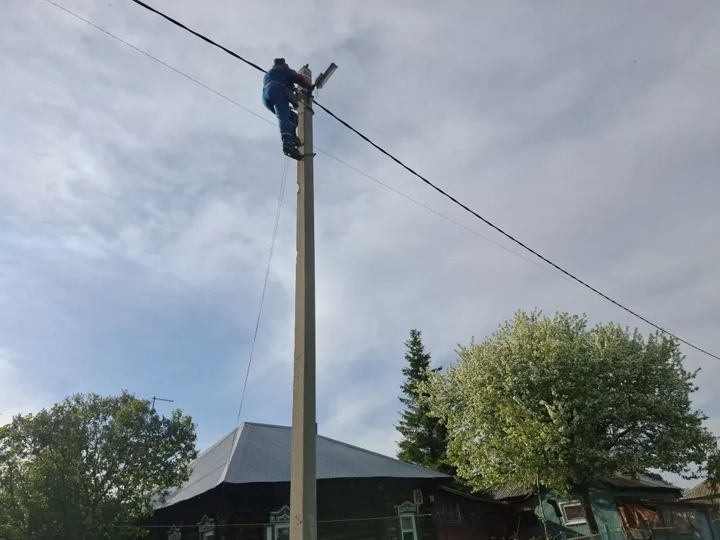 Ремонт уличного освещения в п.ст Арлюк и д.Юльяновка.