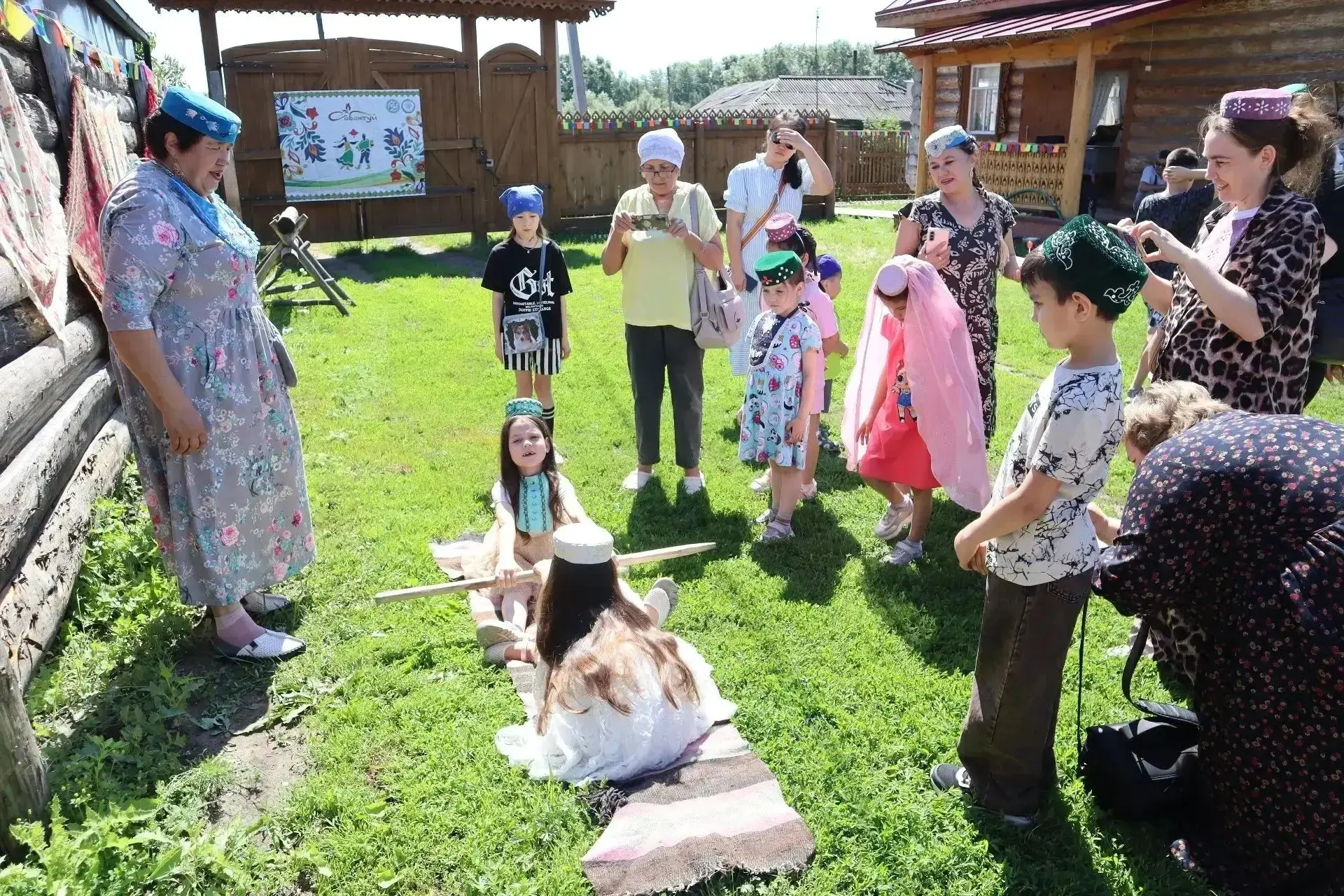 🎊В Большеречье прошёл Детский Сабантуй
