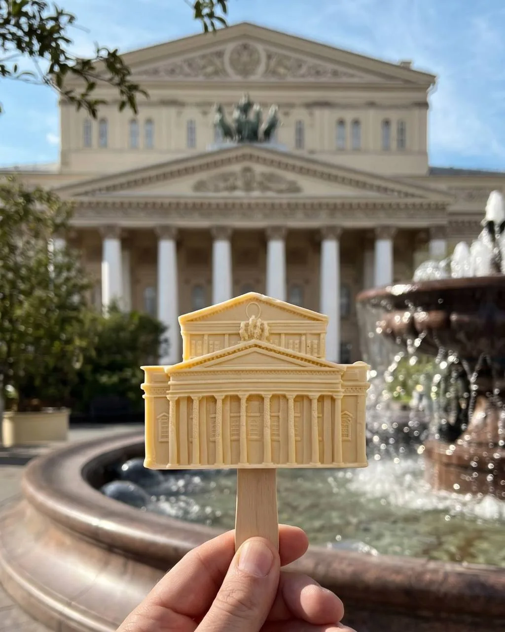 🍨 Вау: в «Самокате» появилось мороженое в форме известных достопримечательностей России.