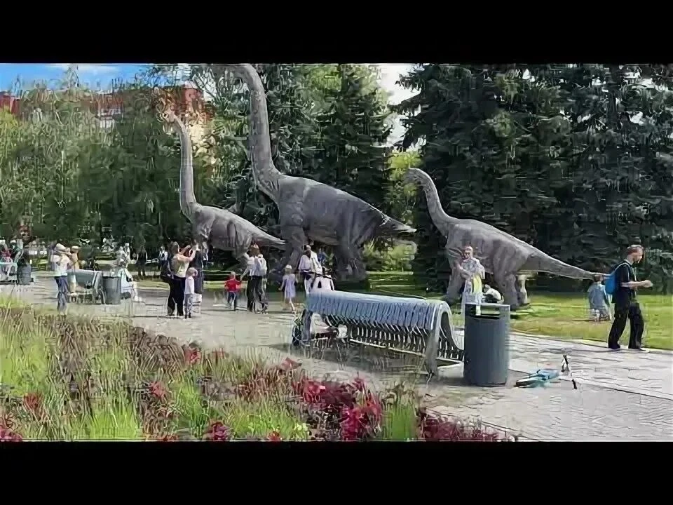Парк с динозаврами 🤩
