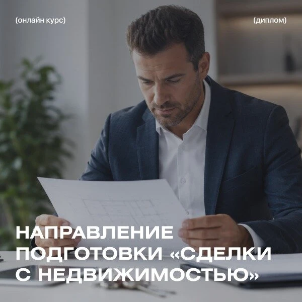 Курс по сделкам с недвижимостью. Официальный диплом