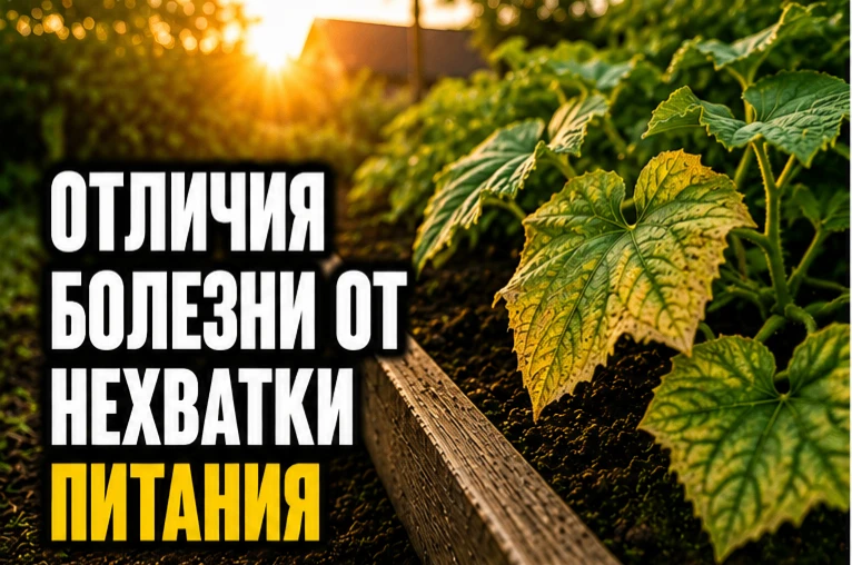 Отличия болезни от нехватки питания