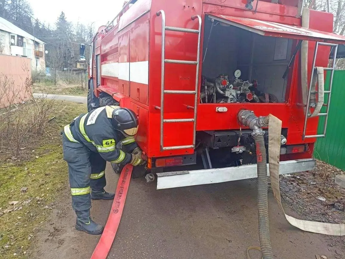 🚒 Огнеборцы ликвидировали условный пожар в психиатрической больнице ⬇️  📍 В округе Лотошино работник