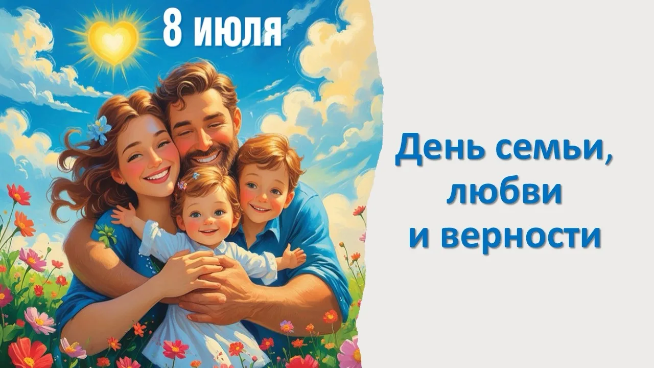 С Днем семьи, любви и верности!

▶️ 8 июля в России отмечается День семьи, любви и верности – праздн