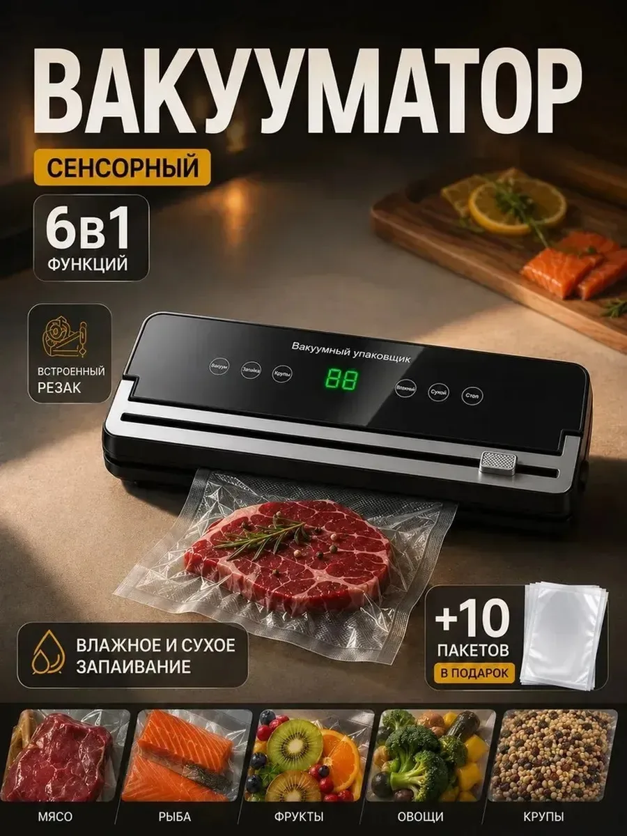 🥩 Заморозка без инея и заветренных краёв?