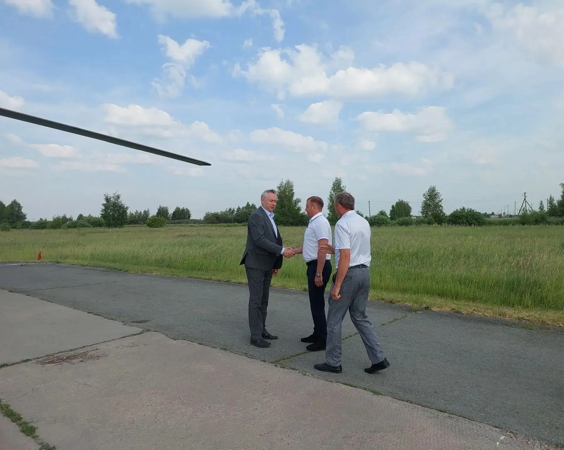 Сегодня глава Новосибирской области Андрей Александрович Травников прибыл с рабочим виз...