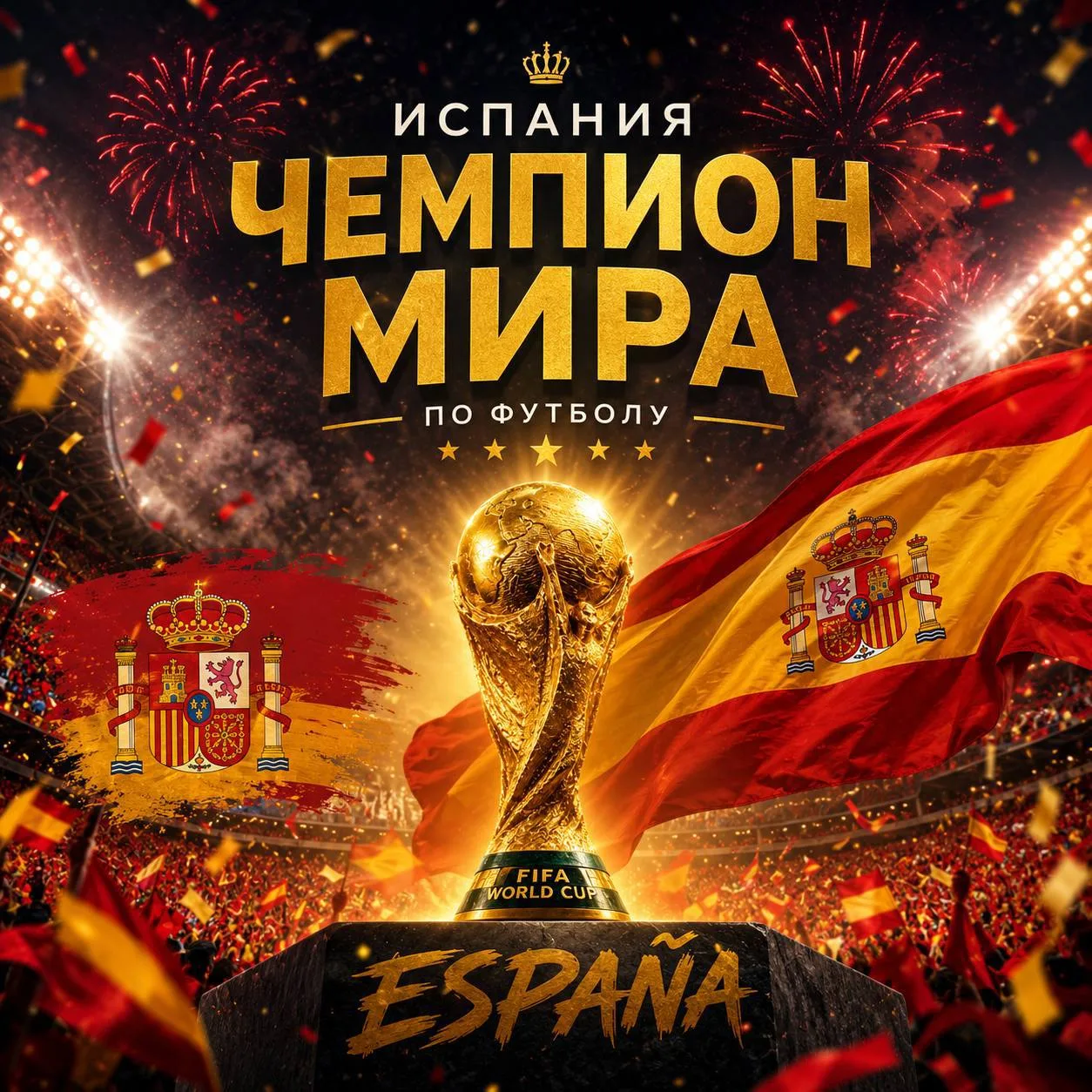 ⚡️ Сборная Испании стала чемпионом мира
