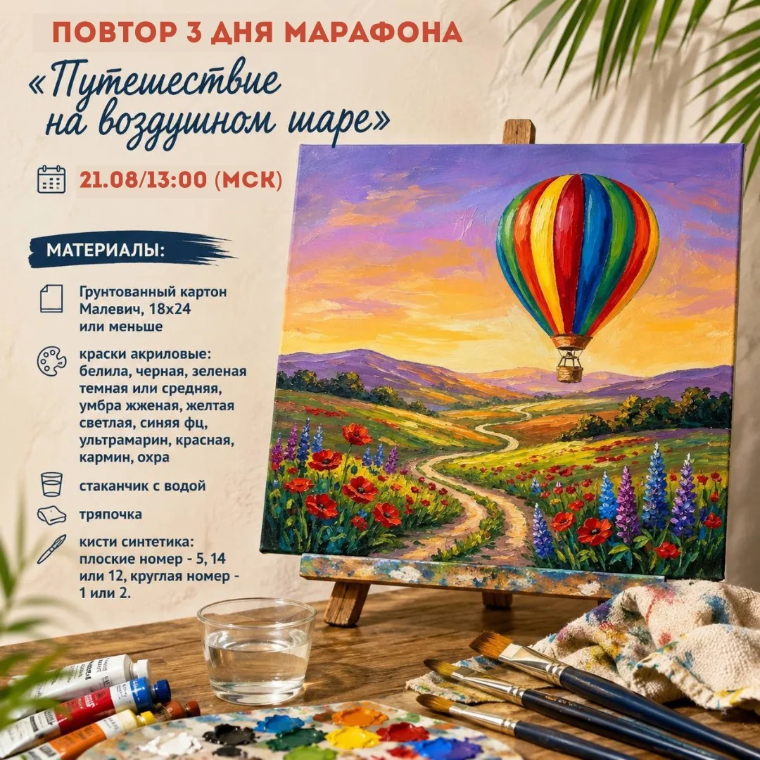 ПОВТОР: ПОЛЕТ НА ВОЗДУШНОМ ШАРЕ⛅️