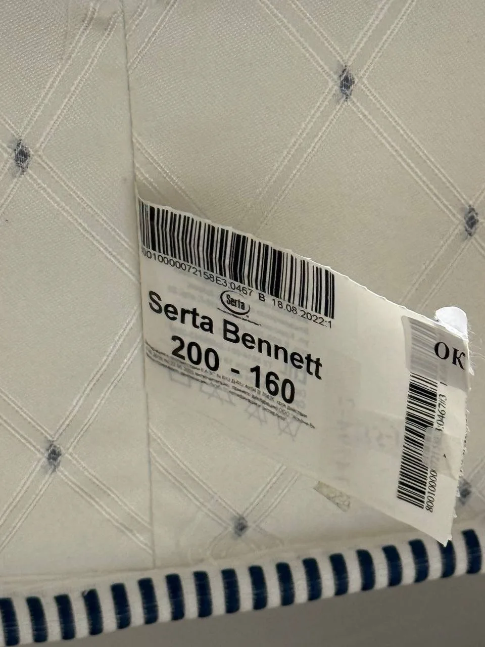 ✅ Матрас 200*160 Serta Bennett (Серта Беннет)
(Жесткость жесткая. Высота 24 см) 5049 1ЗТ 

✅28 000₽
