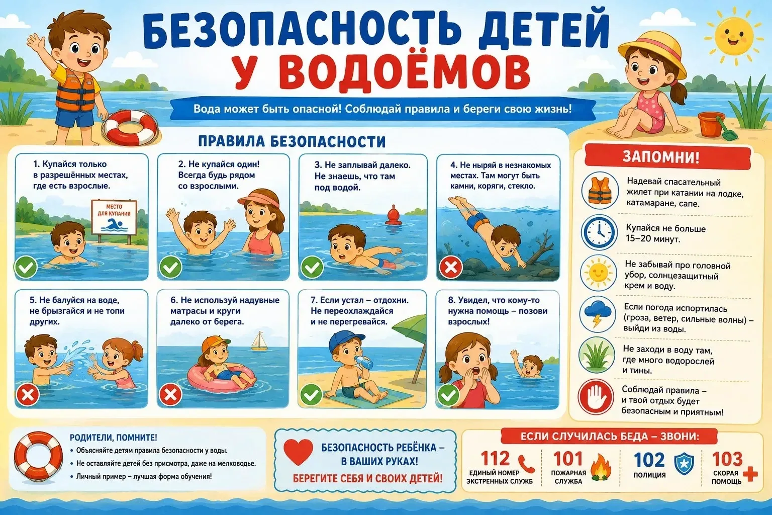 ⚡️ Обращение спасателей города Новосибирска к родителям и детям