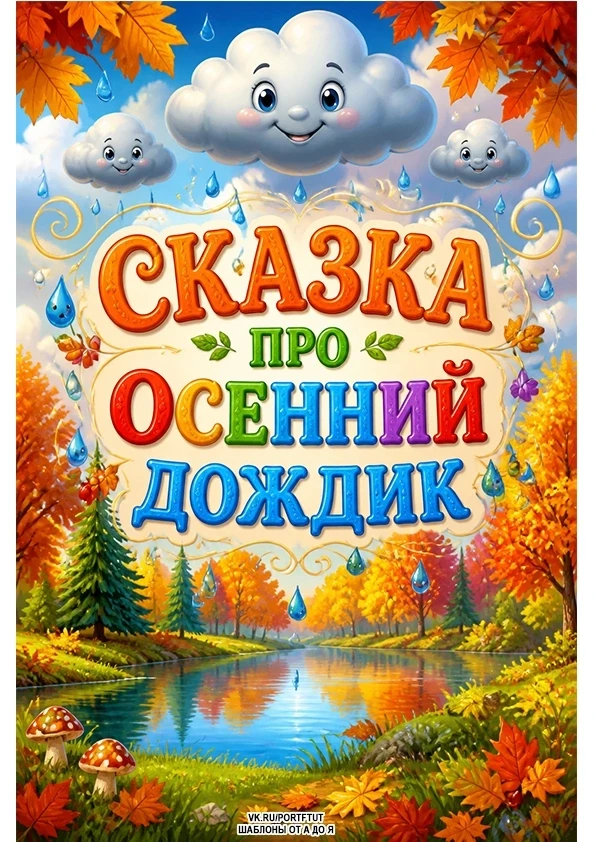 Сказка про осенний дождик💫