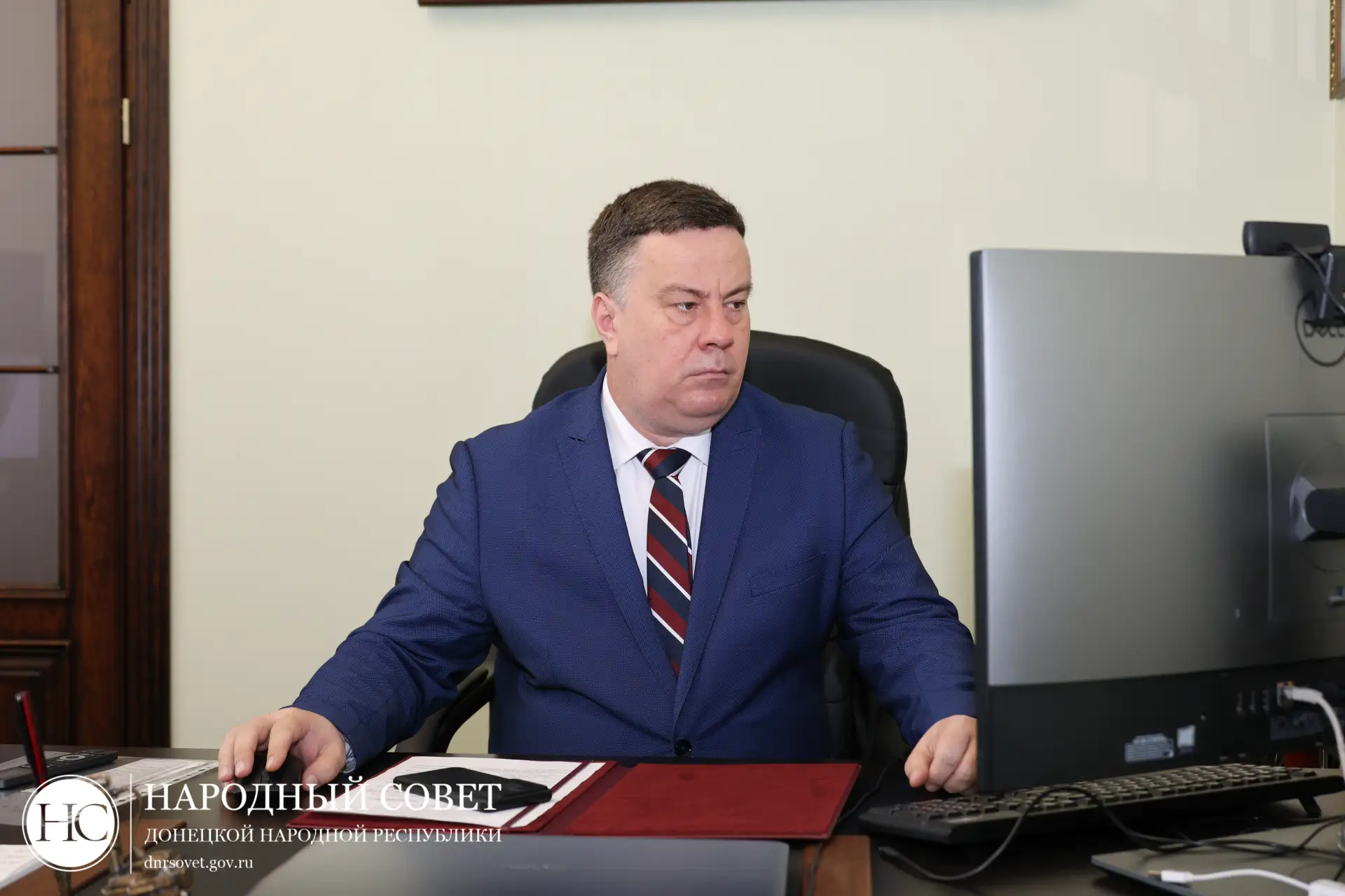 🖊Принял участие в еженедельном оперативном совещании Главы ДНР Дениса Пушилина с Прави...