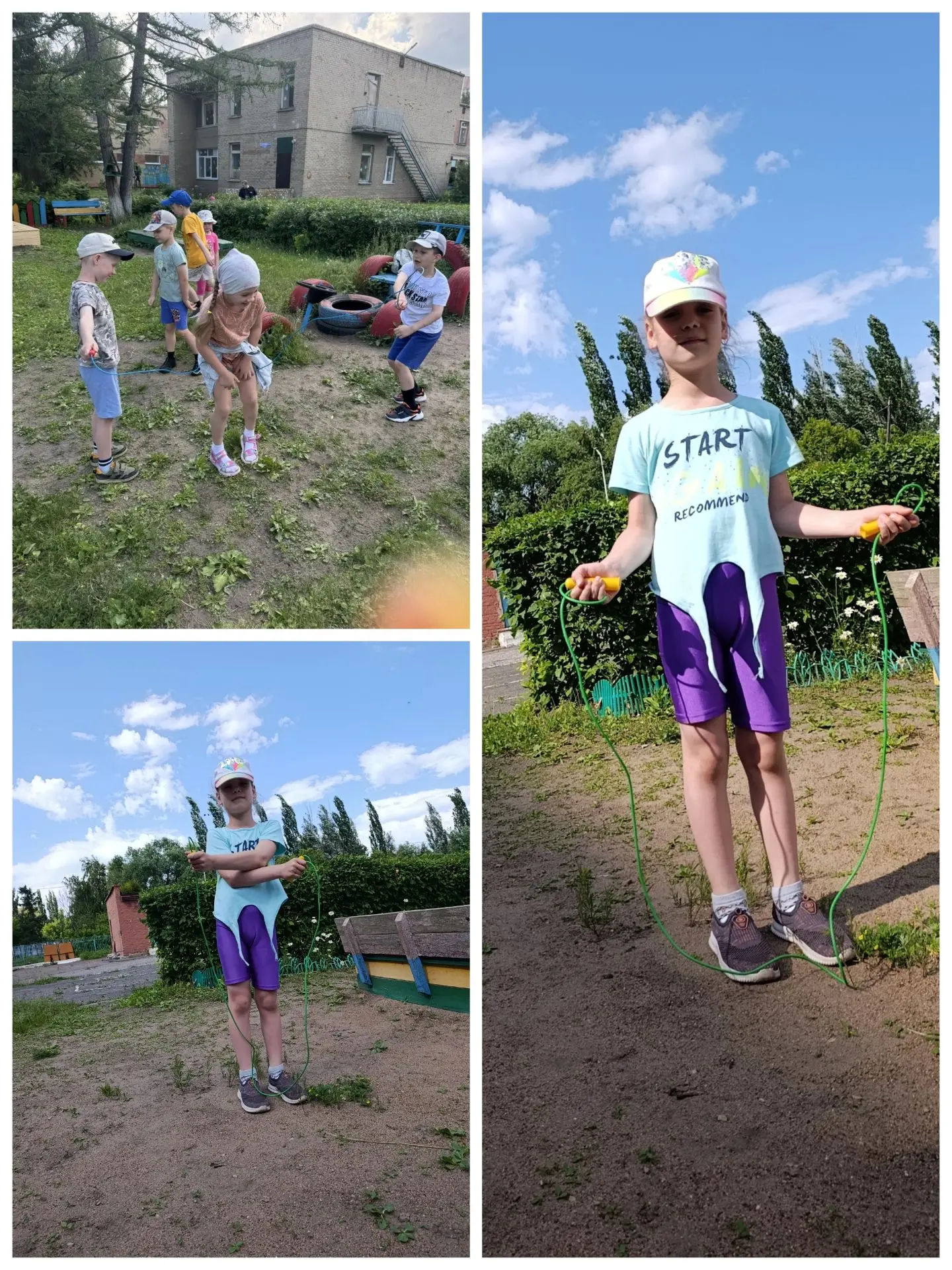ДЕНЬ СКАКАЛКИ 
☀В нашем детском саду прошел день скакалки. Дети с утра с удовольствием принялись пры