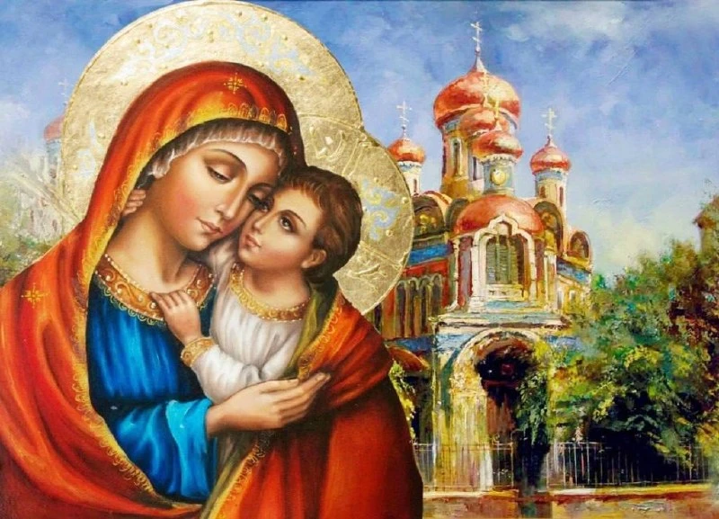 🕊 Напасть какая тебя постигла, или скорбь душевная: спеши скорее на молитву к Владычиц...