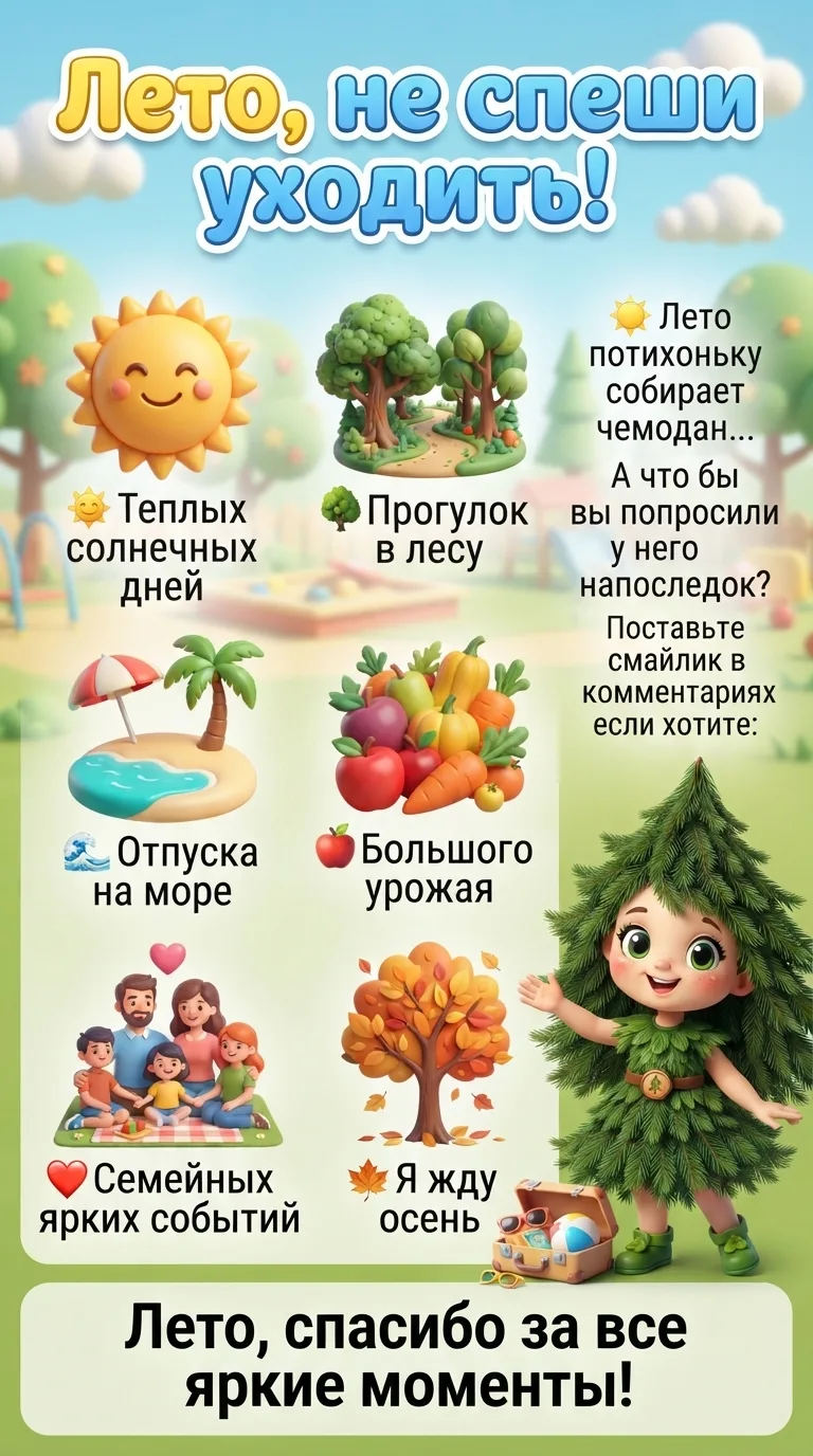 С началом последней недели лета,
