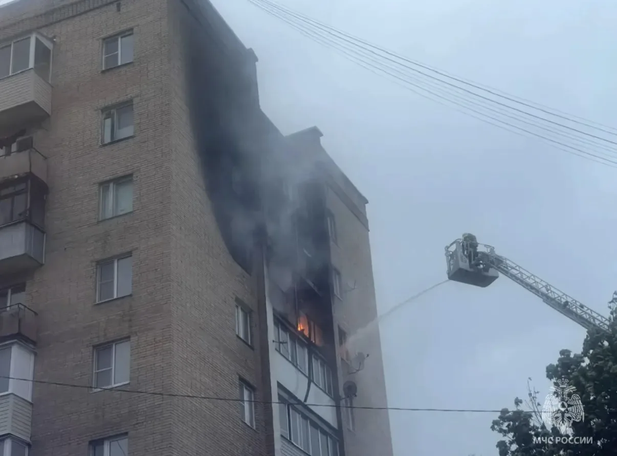 ❗️Огнеборцы локализовали пожар в жилом доме а Лобне