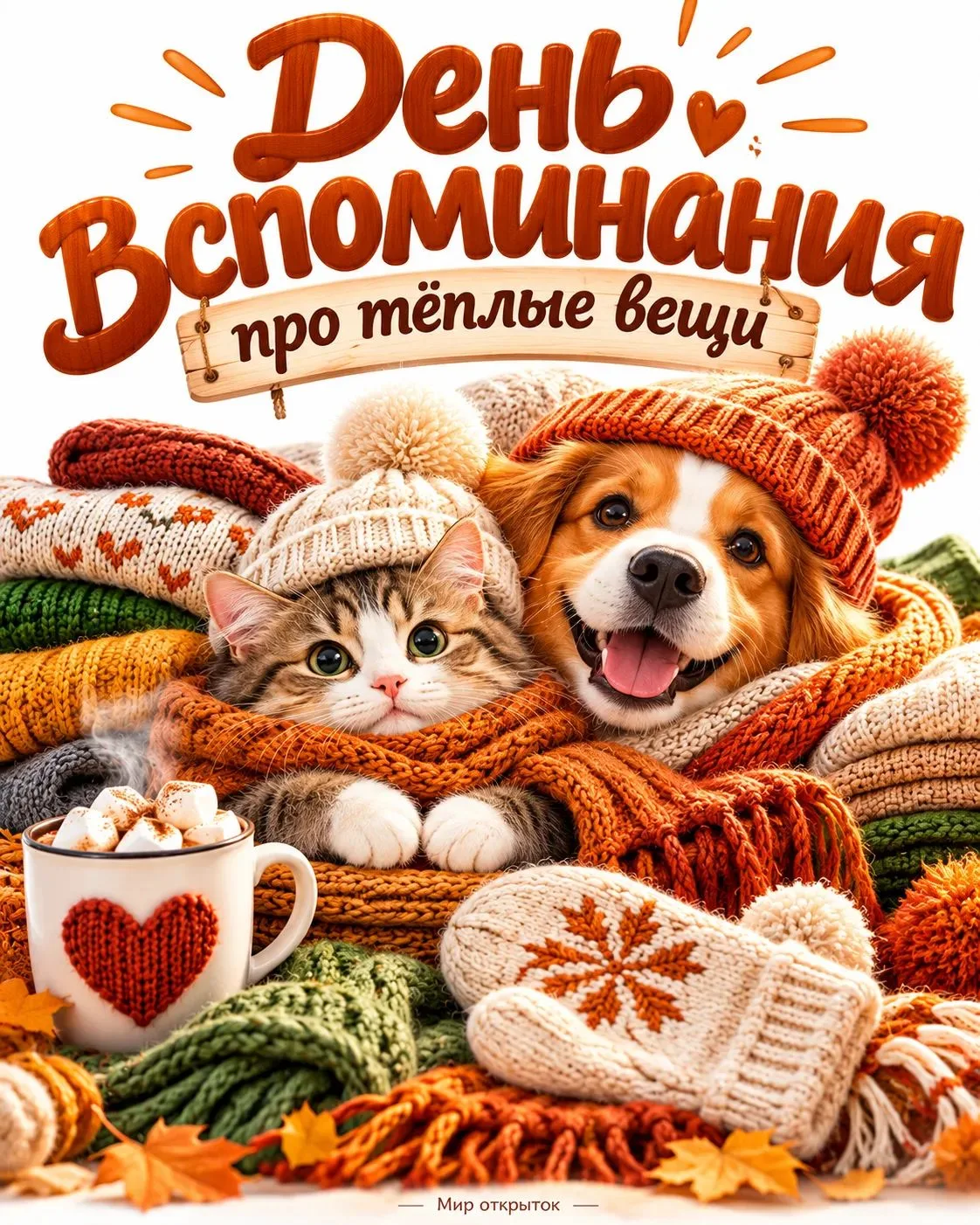 Сегодня День воспоминаний про теплые вещи 🧡🧡🧡