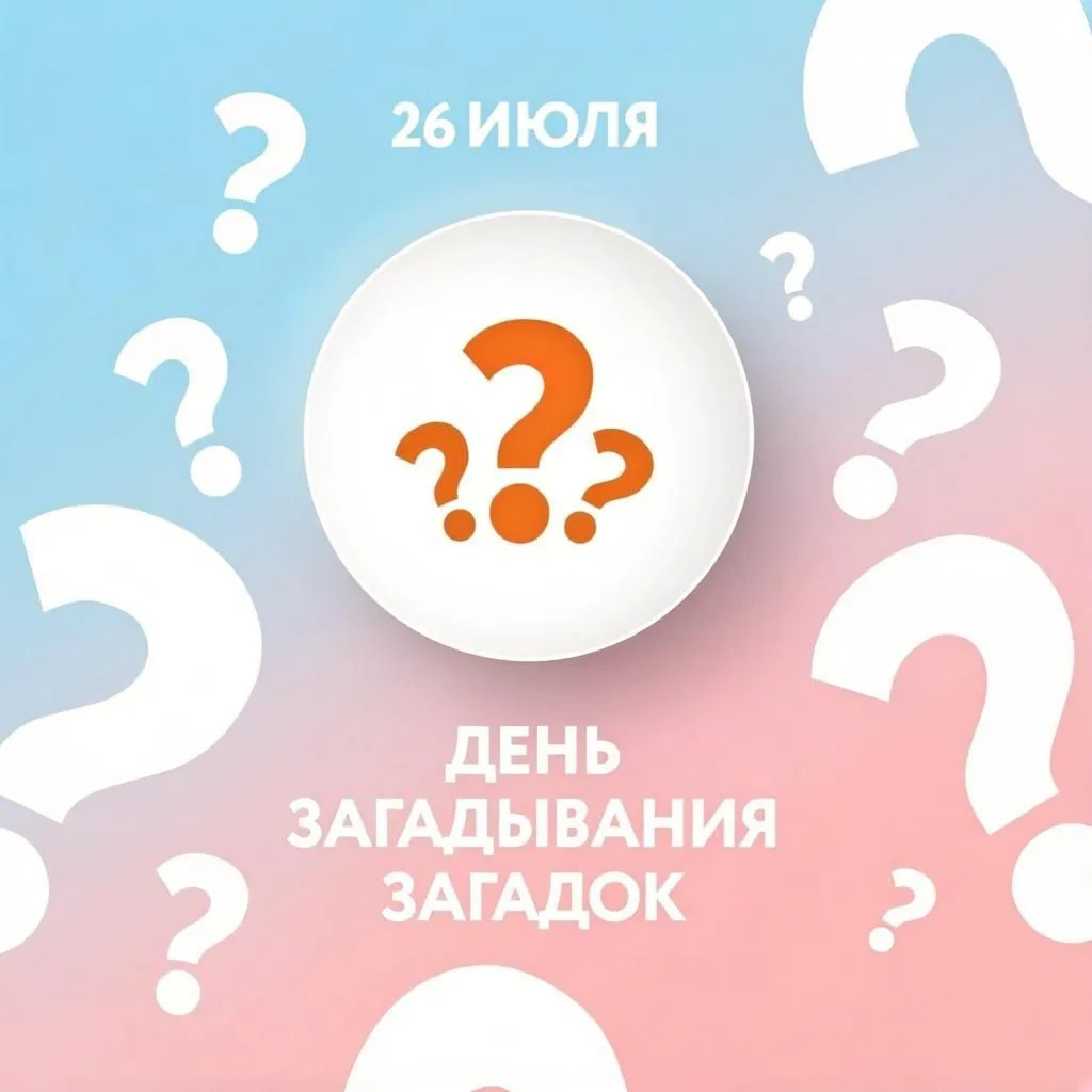 Сегодня — День загадок!  

День, когда хочется покрутить в голове хитрые задачки, улыбнуться над нео