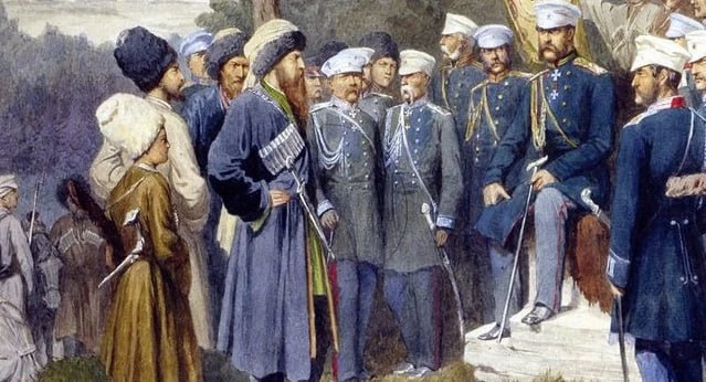 1859 год, в этот день в ауле Гуниб сдался на почетных условиях Шамиль.✍️ Кавказская вой...