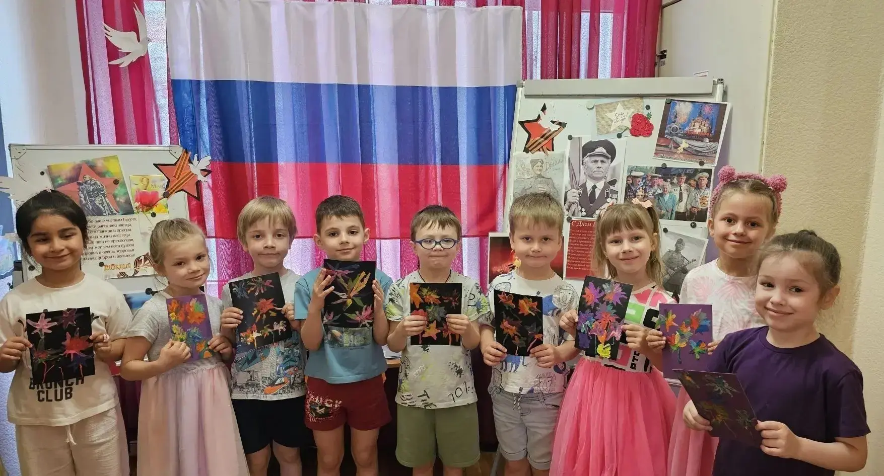 🎆 День салюта Победы у дошколят: рисуем, помним, радуемся  Ребята узнали, как в 1945 году впервые пр