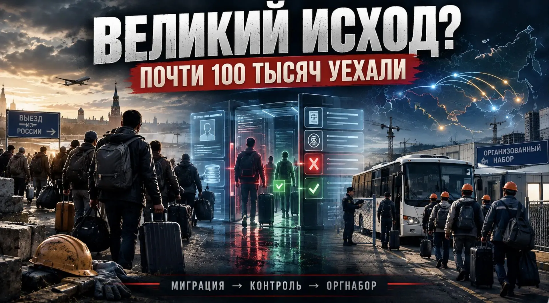 ⚠️👺 Великий исход или генеральная уборка? Почему мигранты массово бегут из России