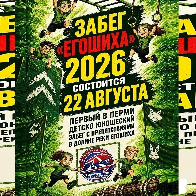 🔥 МЫ СТАРТУЕМ! 🔥

Ежегодный забег с препятствиями «Егошиха 2026» снова собирает детей, родителей н