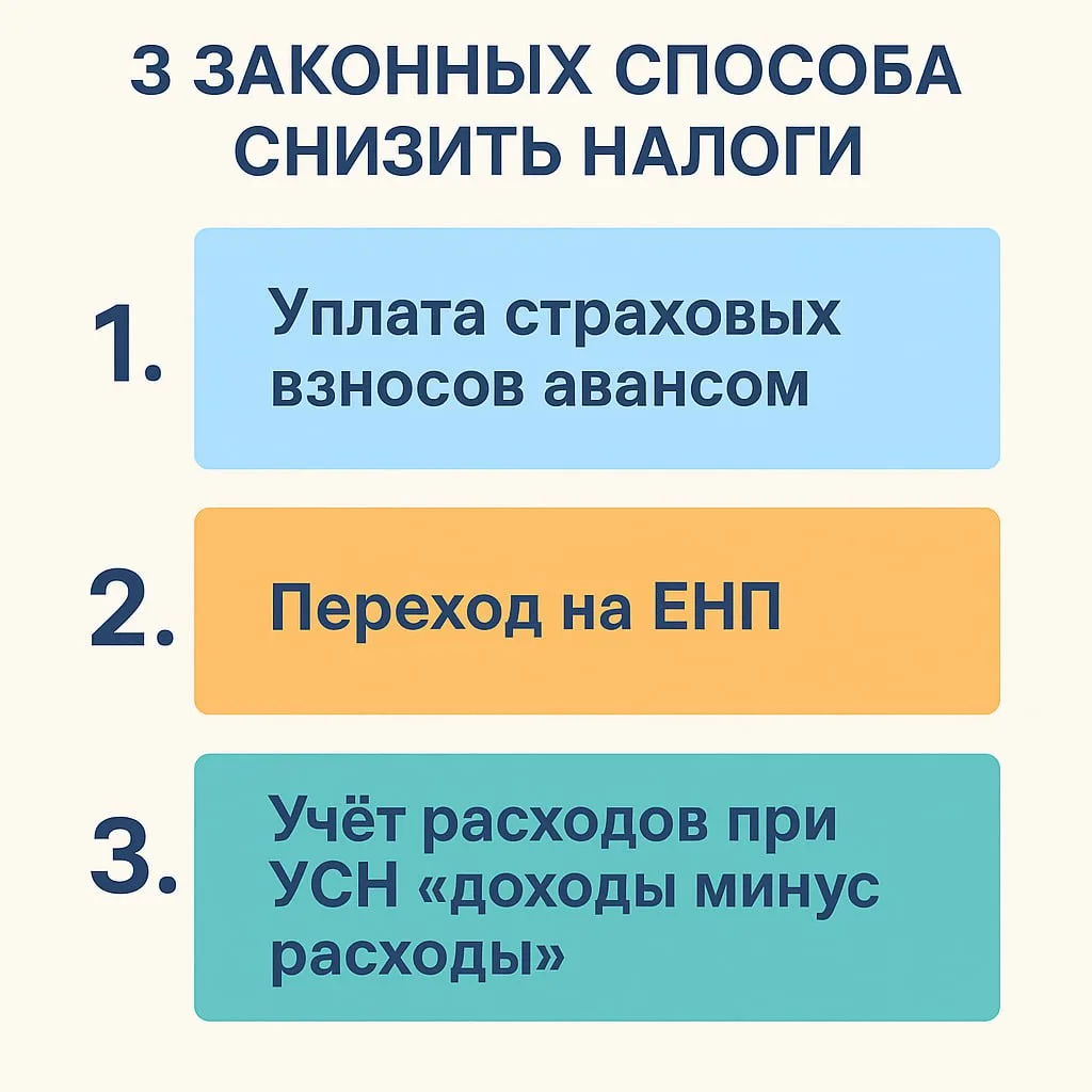💼 3 законных способа снизить налоги