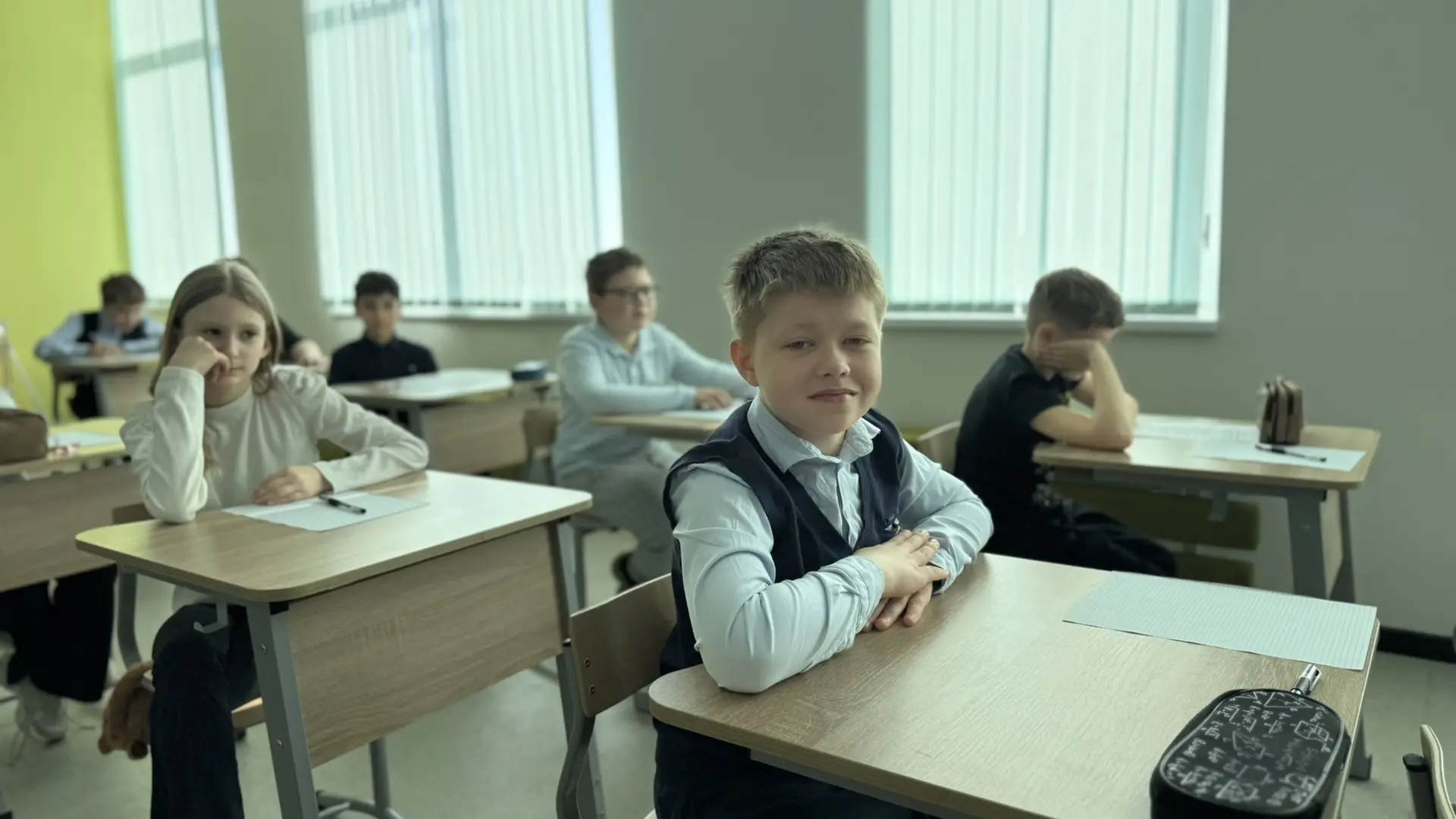 📚31 марта в школе прошел первый этап тестирования для зачисления в 5 и 7 математический класс.  Ребя