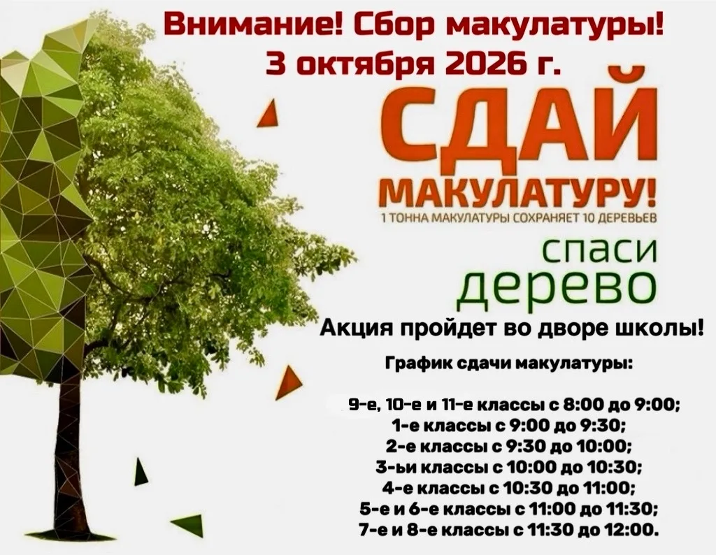 #сбормакулатуры
