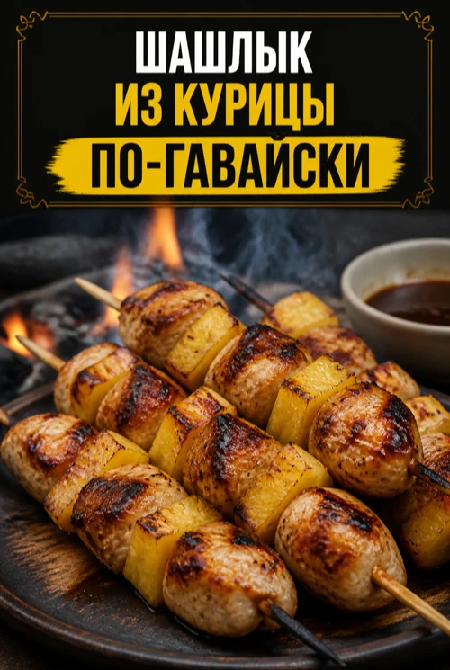 ШАШЛЫК ИЗ КУРИЦЫ ПО-ГАВАЙСКИ